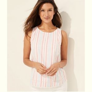 Vineyard Vines Abacos stripe tassel top. NWT